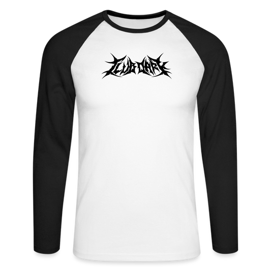 2.0 BASEBALL LONG SLEEVE - white/black