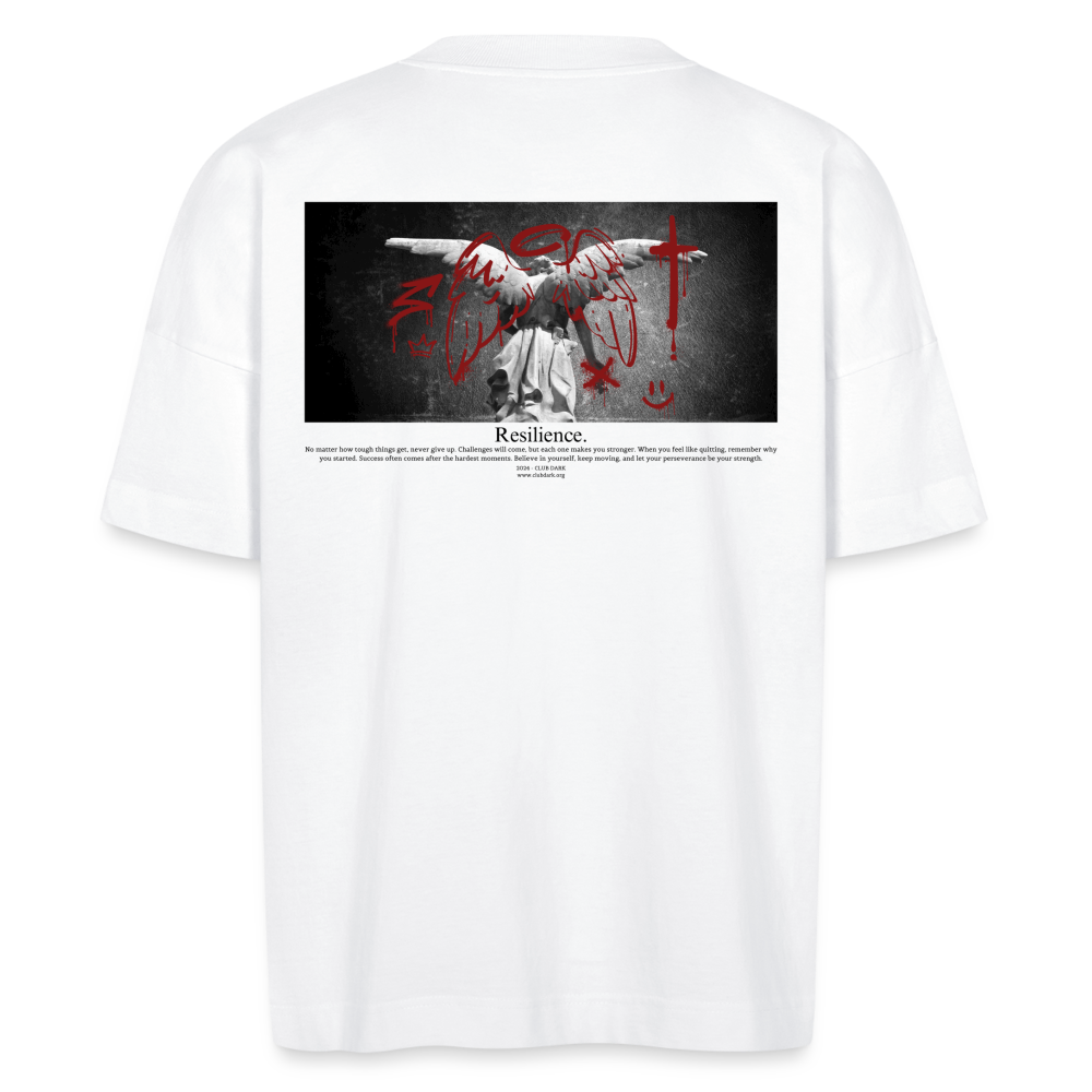 RESILIENCE OVERSIZED TEE - white