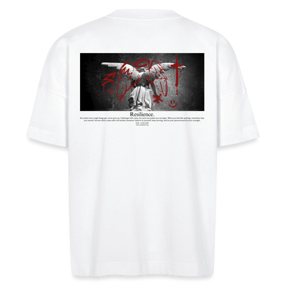 RESILIENCE OVERSIZED TEE - white