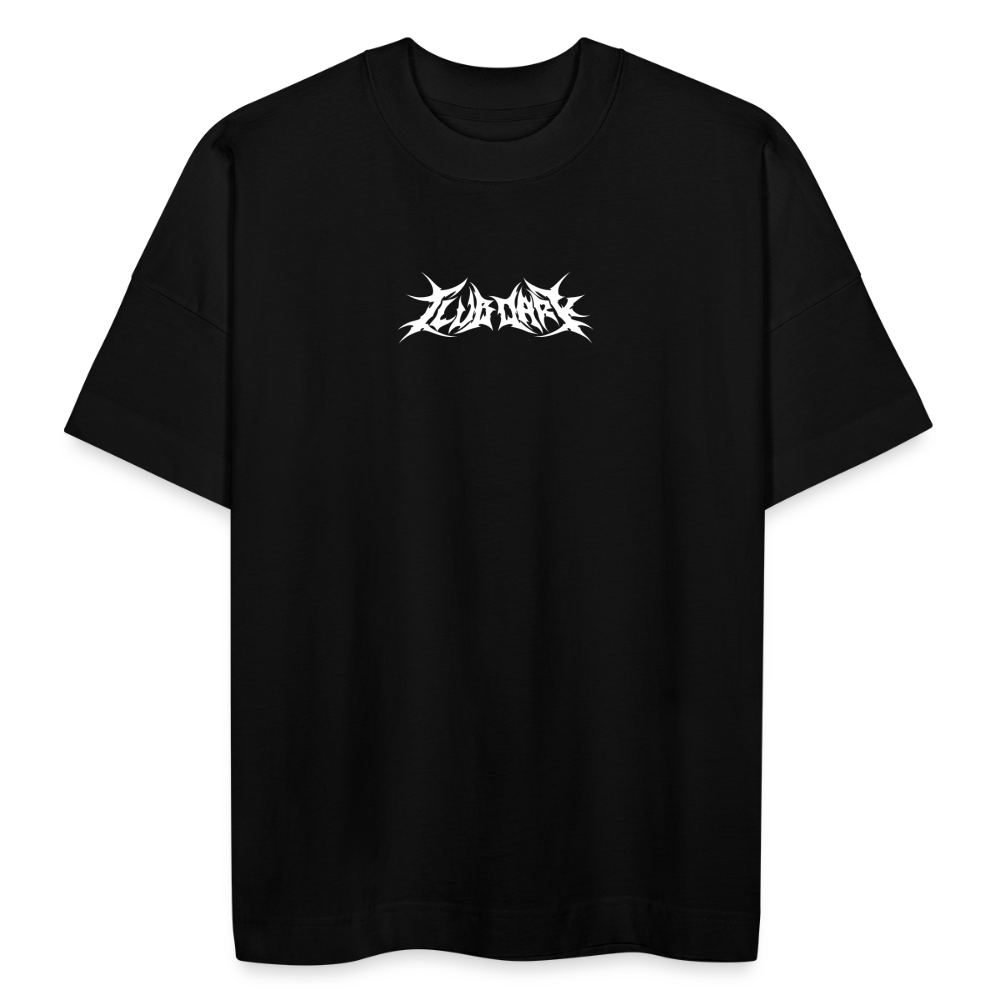 2.0 BLACK OVERSIZED TEE - black