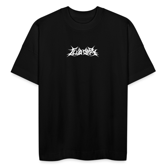 2.0 BLACK OVERSIZED TEE - black