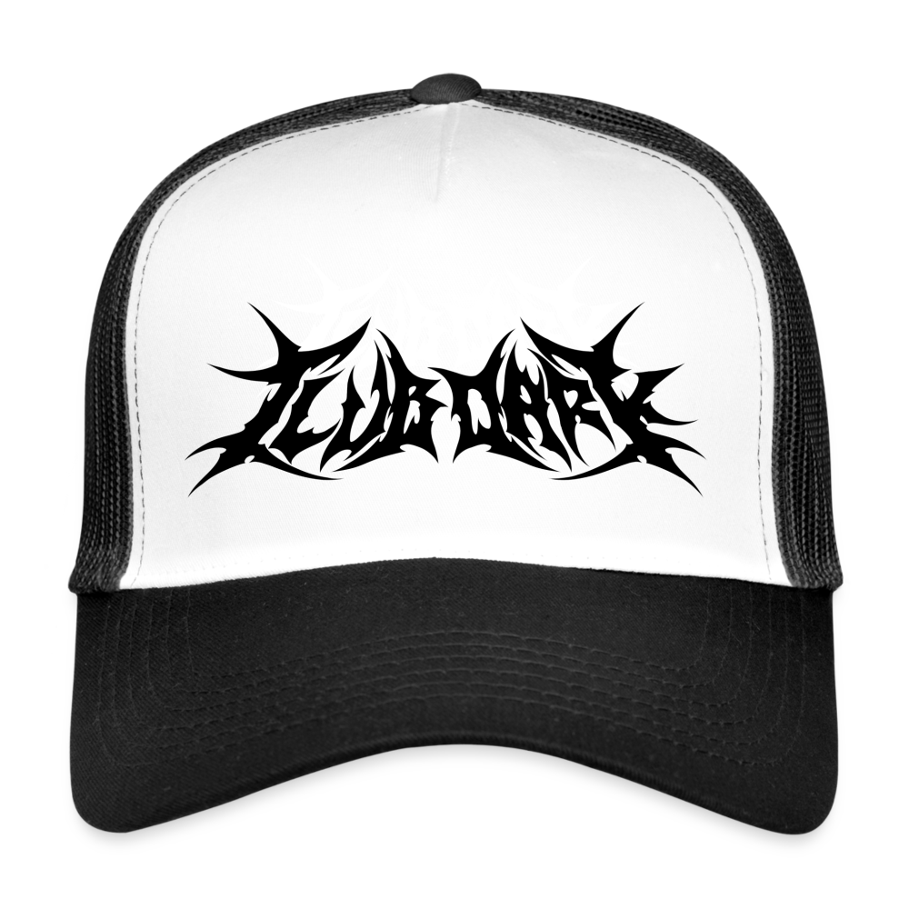 2.0 TRUCKER CAP - white/black