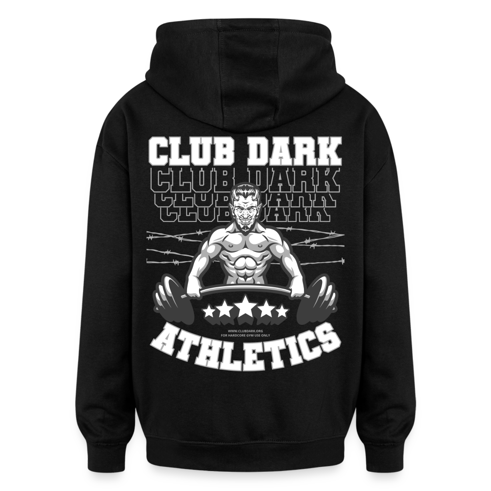 ATHLETICS OVERSIZED HOODIE - black