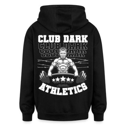 ATHLETICS OVERSIZED HOODIE - black