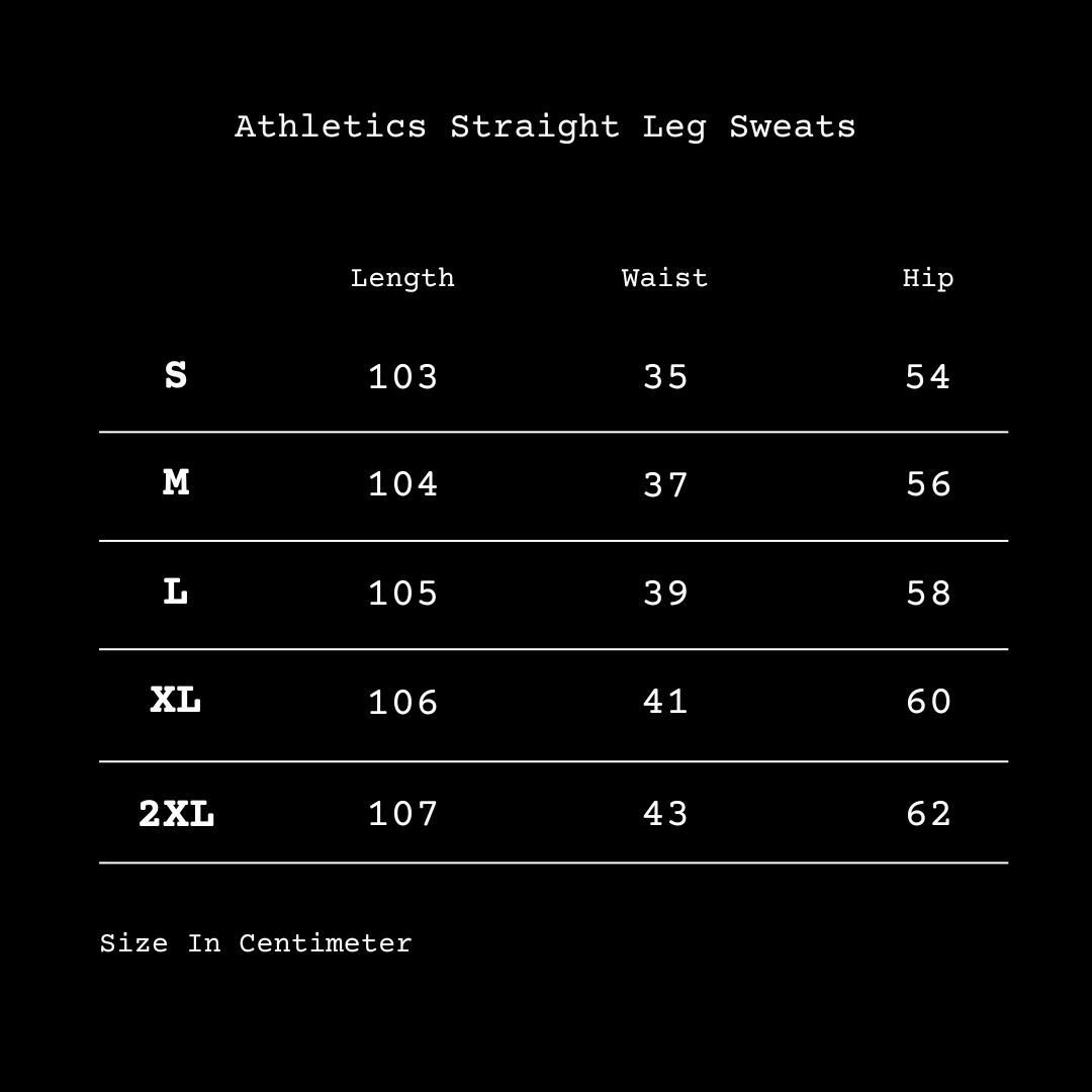 Athletics Straight Leg Sweats