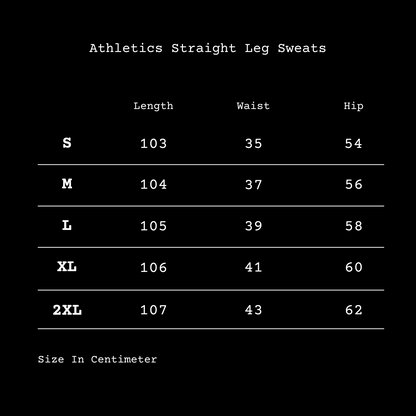 Athletics Straight Leg Sweats