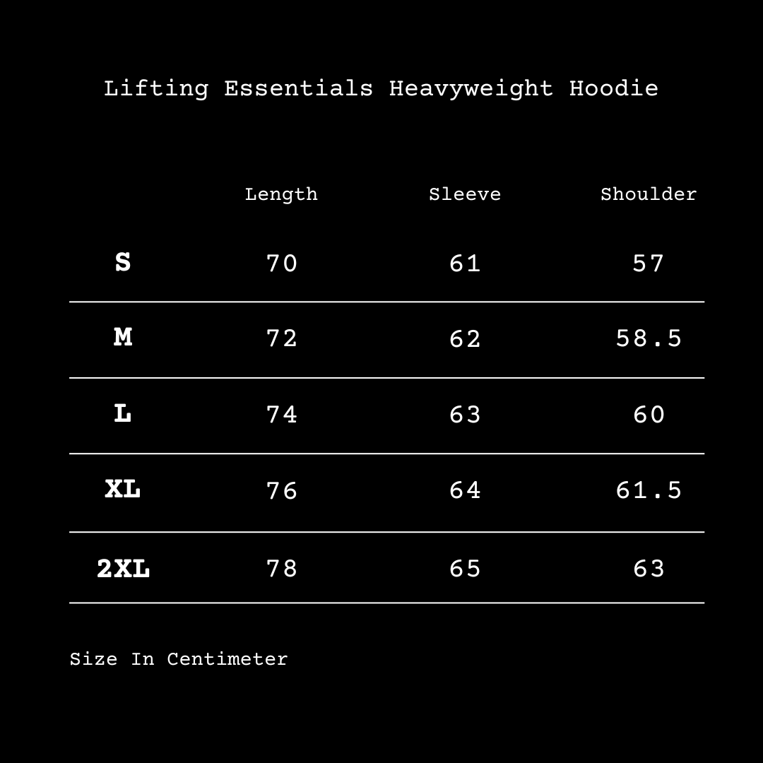 Lifting Essentials Hoodie
