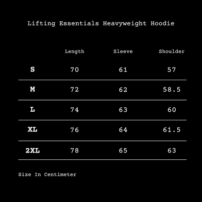 Lifting Essentials Hoodie